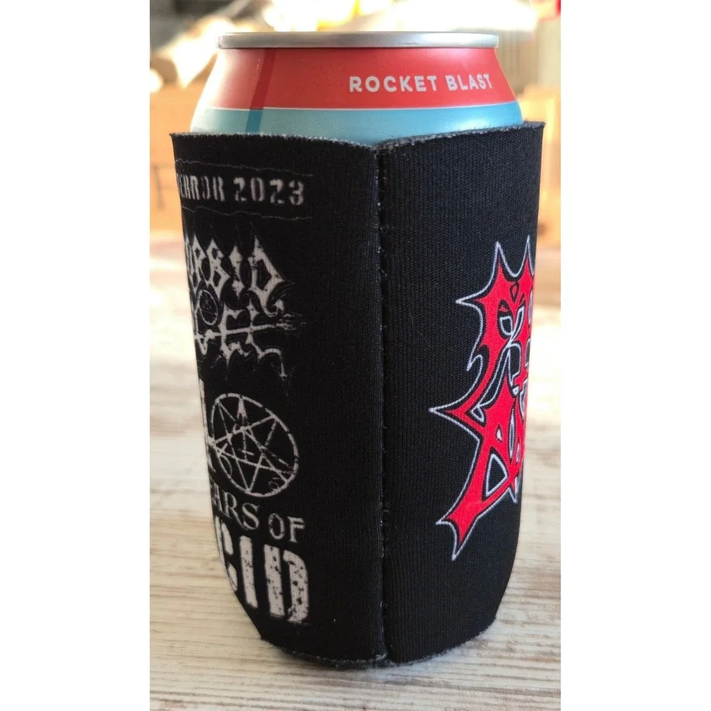 Morbid Angel Koozie 40 Years of Acid 2023 Tour of Terror Death Metal Concert